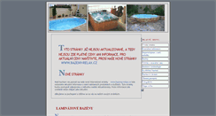 Desktop Screenshot of okna-bazeny.cz