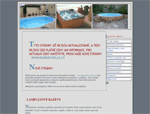 Tablet Screenshot of okna-bazeny.cz